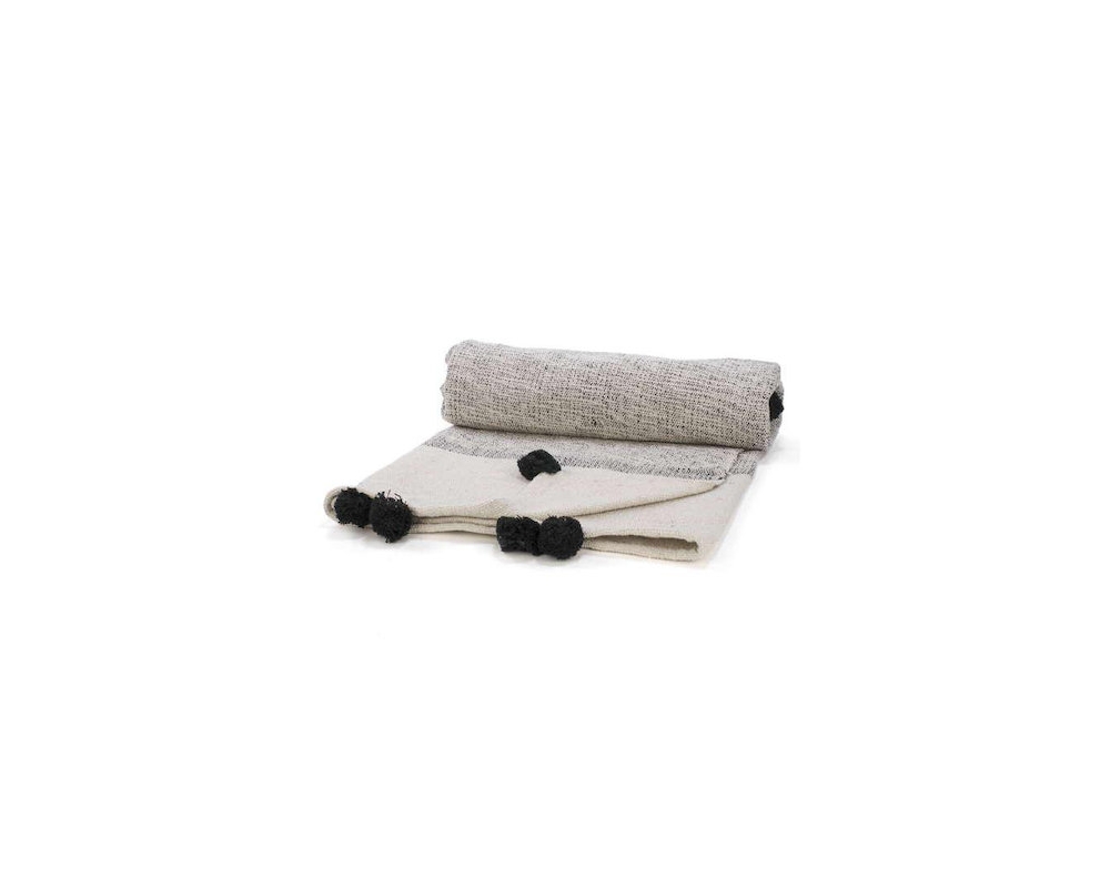 Jeté 68 po x 52 po - Beige