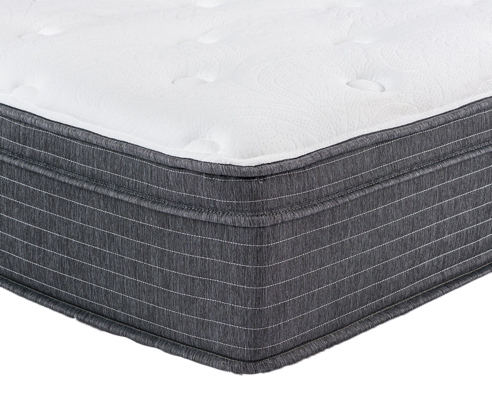 Matelas semi-ferme BALDWIN II - King, 1023 ressorts ensach&eacute;s, eurotop