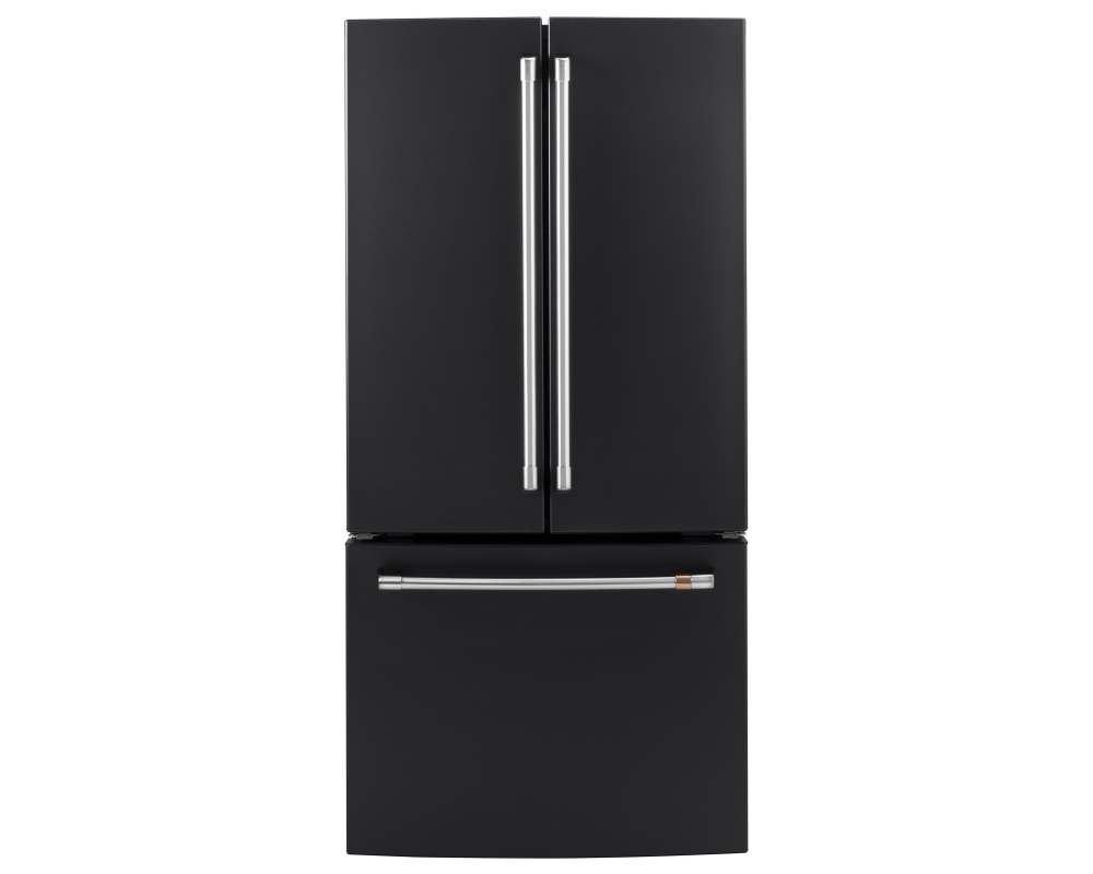 Réfrigérateur 3 portes 33po 18,6pi3 - Profondeur comptoir, Eau et glace, Wi-Fi - Inox noir mat