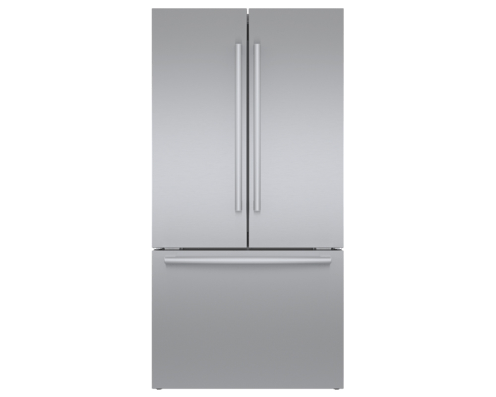 BOSCH Réfrigérateur 3 portes 36po 21,0pi3 Profondeur comptoir, Eau et glace, Wi-Fi, Inox antitaches - B36CT80SNS - Inox