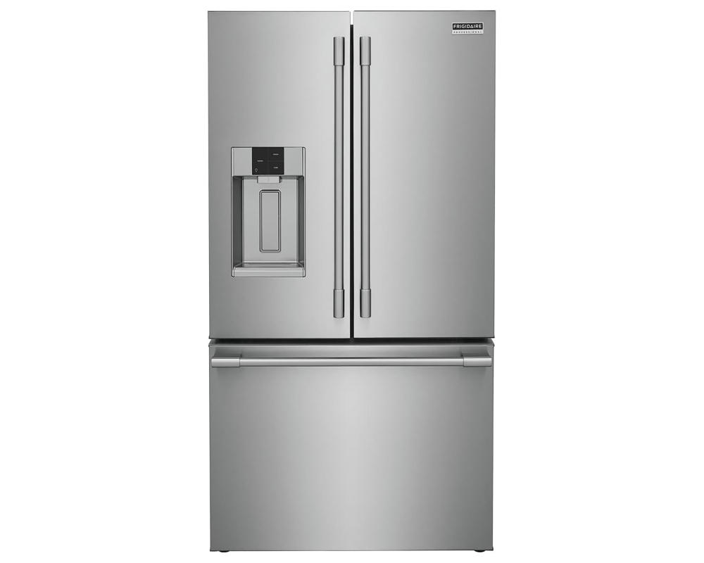 FRIGIDAIRE PROFESSIONNEL Réfrigérateur 3 portes 36po 27,8pi3 Eau et glace, Inox antitaches - PRFS2883AF - Inox antitaches