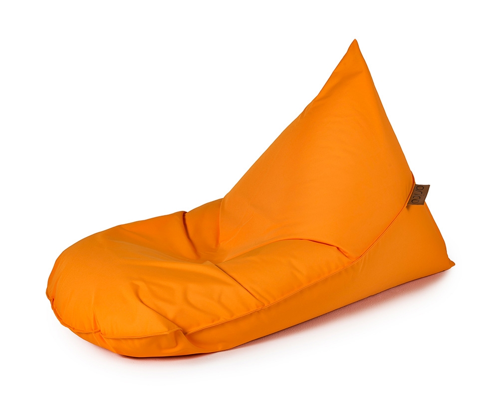 Bean bag lounge adulte - 1 position, imperm&eacute;able, 300L de billes - Jaune