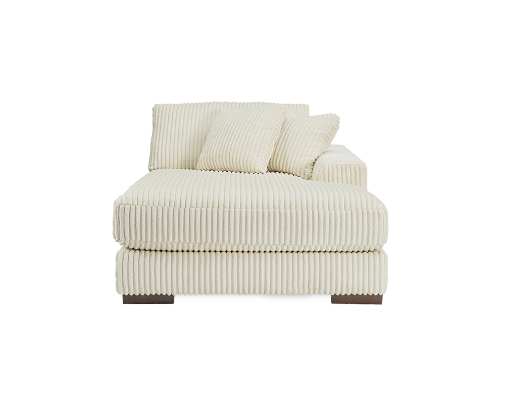 Sectionnel - Chaise longue bras droit - Crème