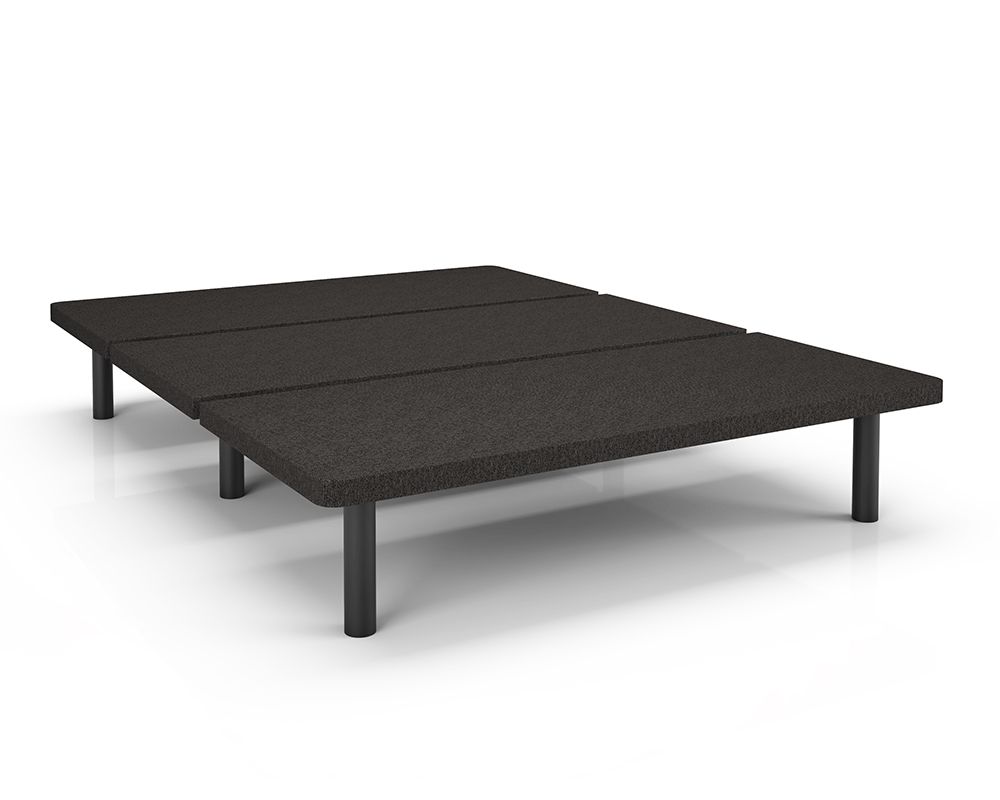 Base de lit plateforme - King - Gris