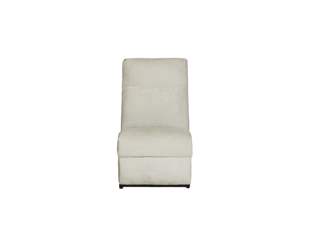 Sectionnel inclinable - Si&egrave;ge sans bras - Beige