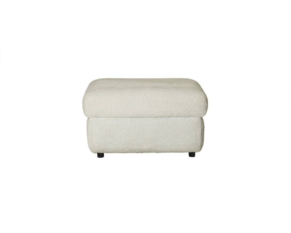 Sectionnel inclinable - Si&egrave;ge ottoman gauche - Beige