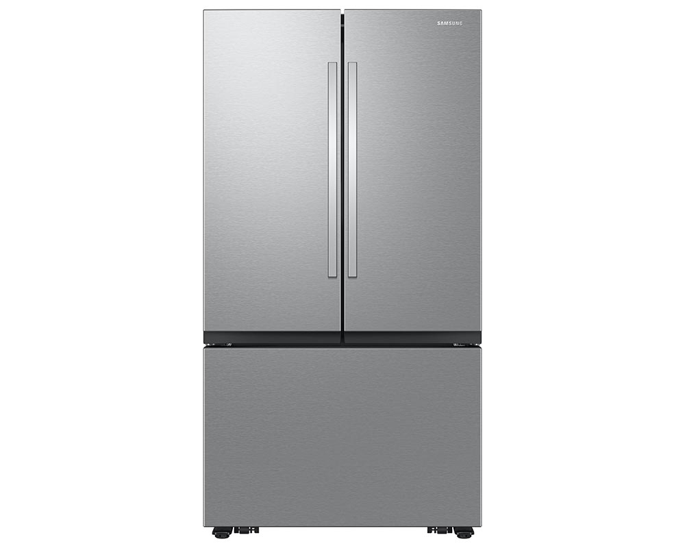 SAMSUNG Réfrigérateur 3 portes 36po 26,0pi3 Profondeur comptoir, Machine à glace, Wi-Fi, Inox antitaches - RF27CG5100SRAA - Inox antitaches