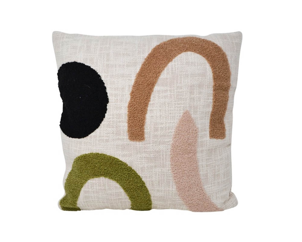 Ensemble coussin et bourre 18 po x 18 po Gris pâle - Gris