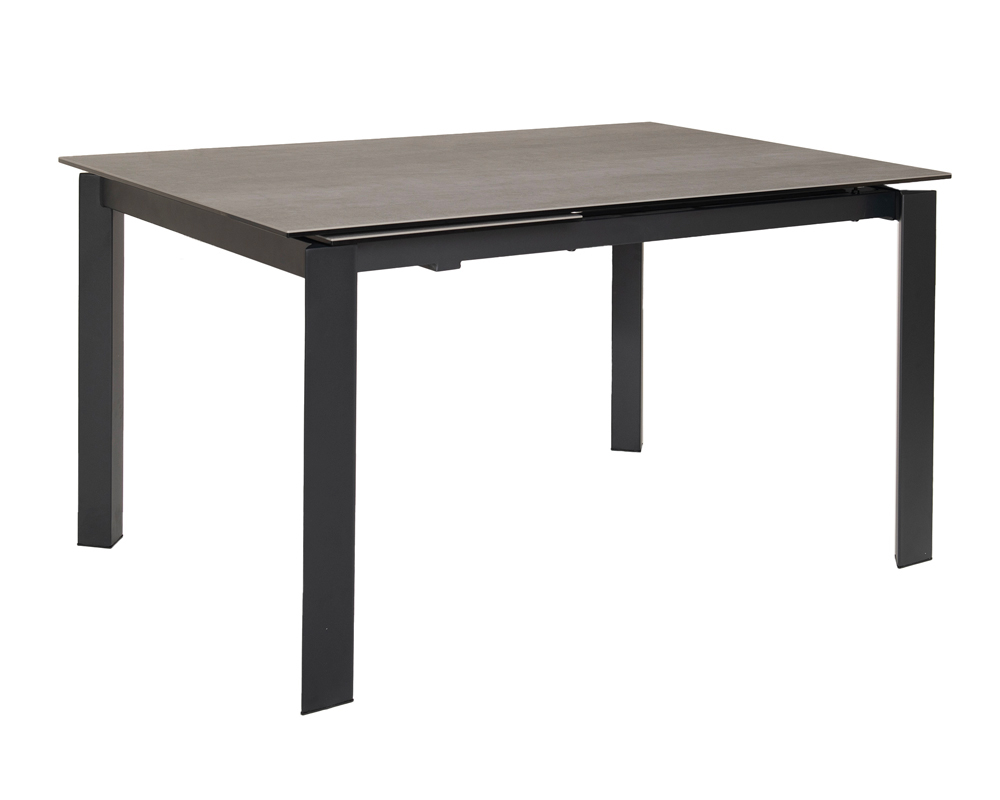 Table - C&eacute;ramique et m&eacute;tal - Gris