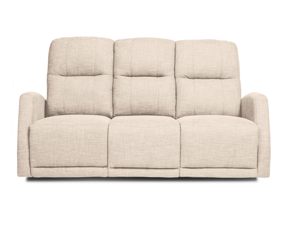 Sofa inclinable avec console rabattable - &Eacute;lectrique, gravit&eacute; z&eacute;ro - Beige