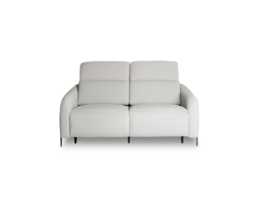 Causeuse inclinable - &Eacute;lectrique double, t&ecirc;te, pied - Beige