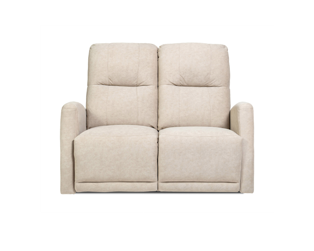 Causeuse inclinable Tissu Beige clair - Beige