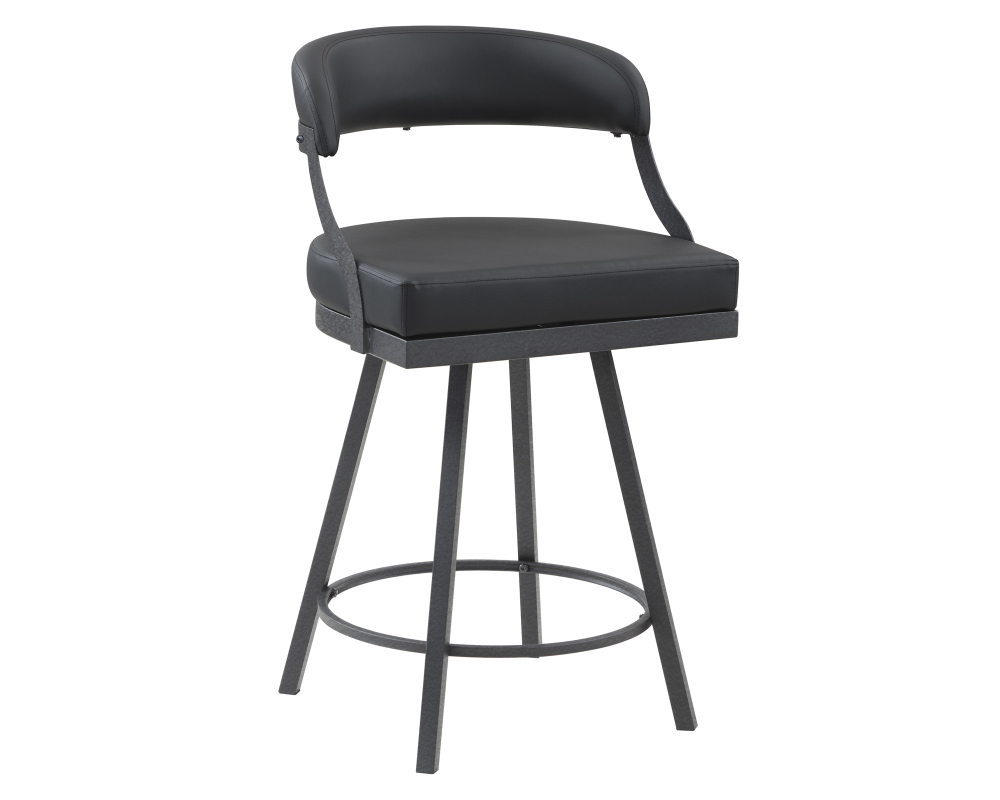 Tabouret pivotant - Noir