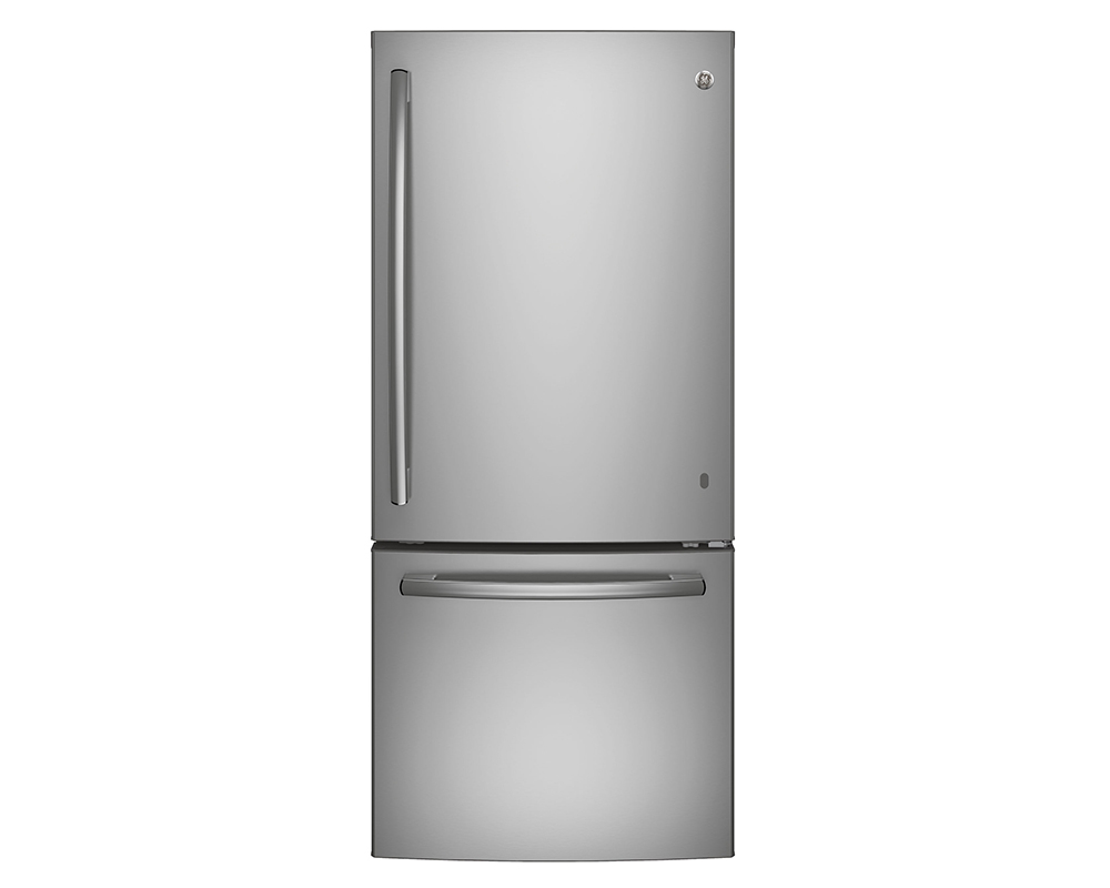 Réfrigérateur 2 portes 30po 20,9pi3 - Cong&eacute;lateur bas tiroir - Inox