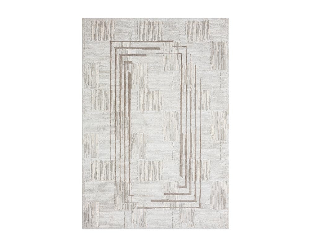 Carpette 5 pi 3 po x 7 pi 6 po - Beige