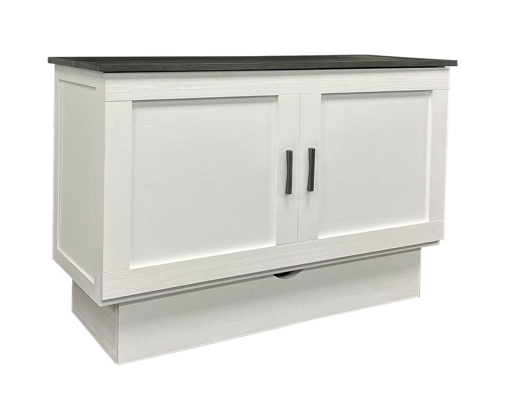 Armoire-lit - Queen - Blanc