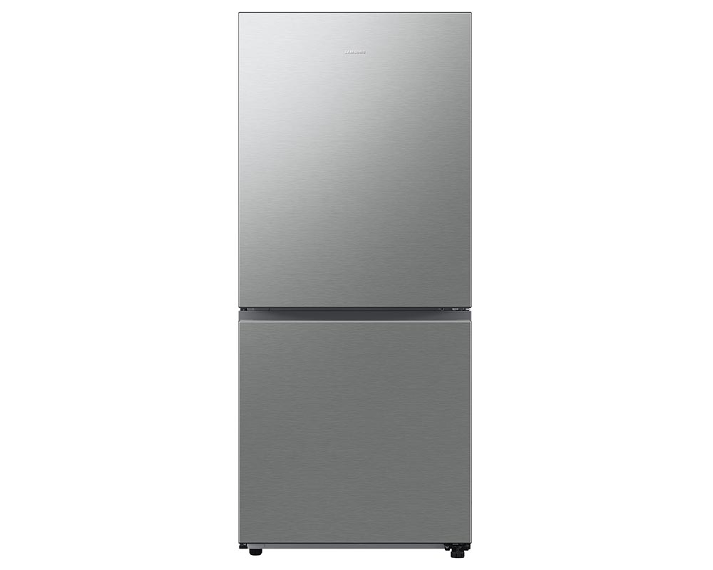 SAMSUNG Réfrigérateur 2 portes 30po 16,2pi3 Profondeur comptoir, Machine à glaçons, Wi-Fi, Inox &#8209;&nbsp;RB16DG6000SLAA - Inox