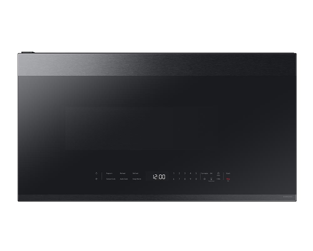 SAMSUNG Micro-ondes hotte 30po 2,1pi3 400pi3-min, 950W, Wi-Fi, Inox Noir &#8209;&nbsp;ME21DG6500MTAC - Inox noir