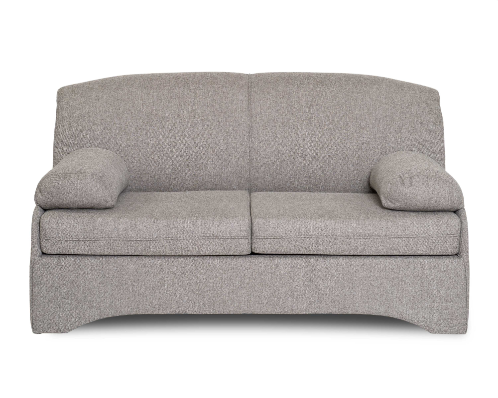 Sofa-lit double - Matelas mousse hauteur 4" - Gris