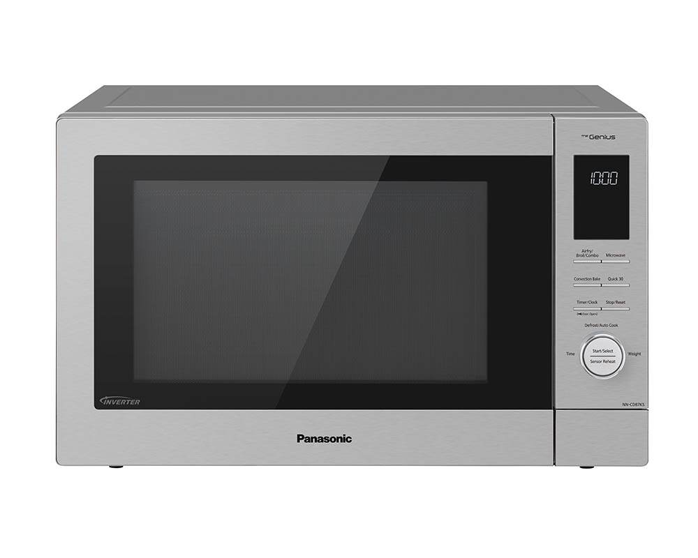 PANASONIC Micro-ondes 1,2pi3 1300W Inverter, Senseur Genius, Convection, Air Fry, Inox &#8209;&nbsp;NNCD87KSC - Inox