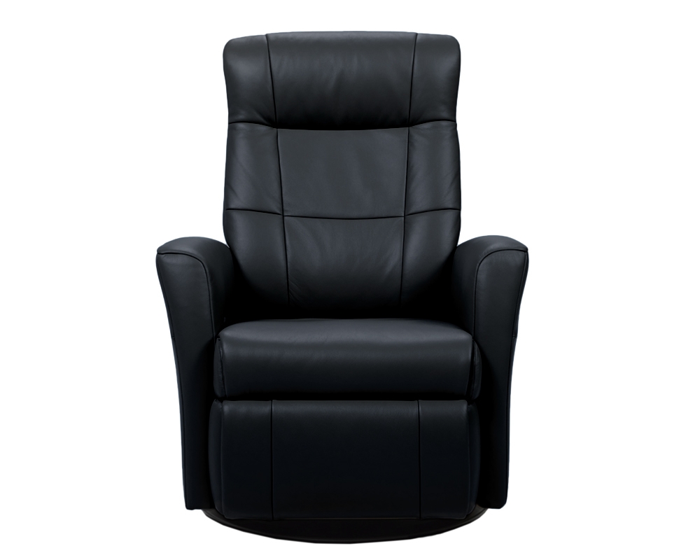 Fauteuil inclinable - Ber&ccedil;ant pivotant - Noir