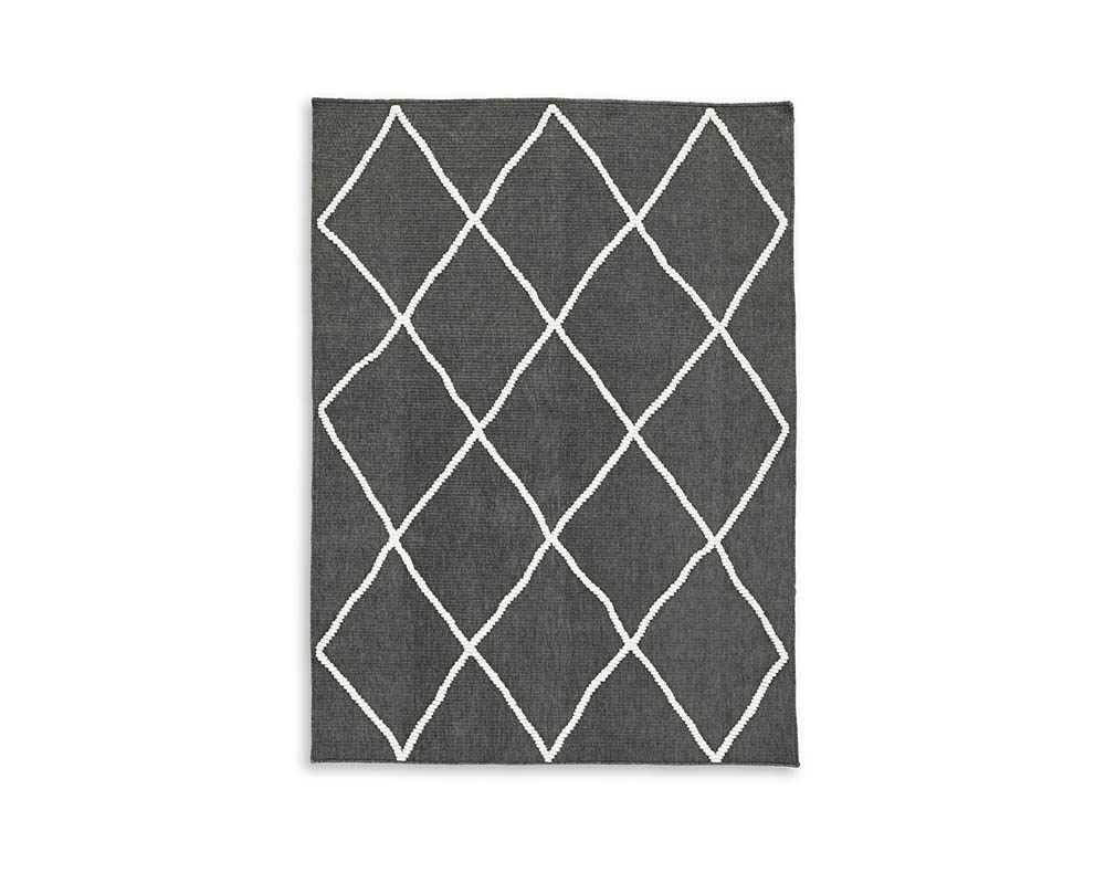 Carpette lavable 5 pi 1 po x 7 pi 1 po - Noir