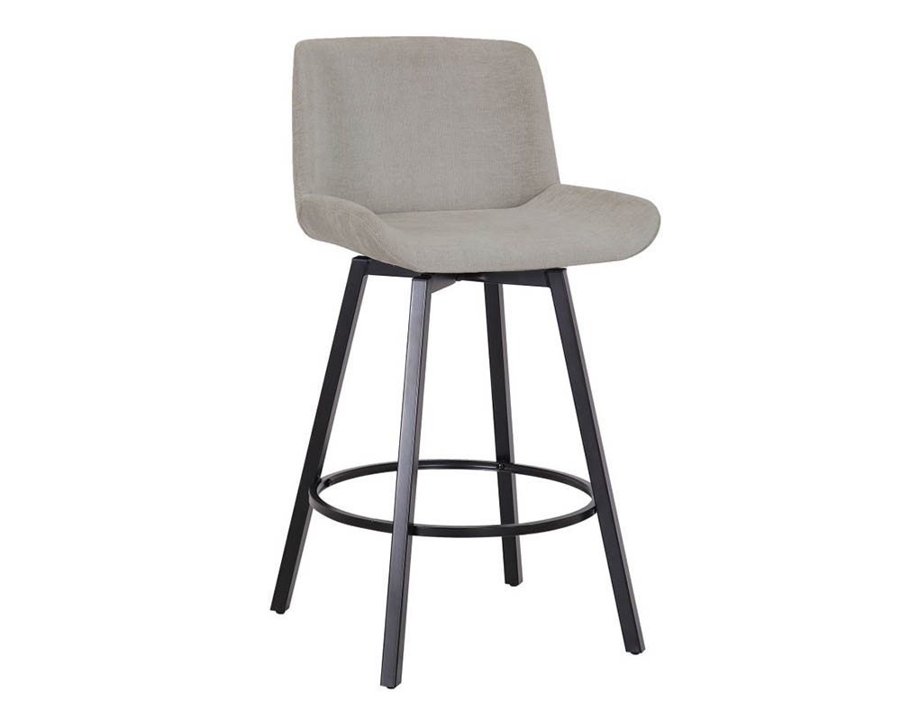 Tabouret pivotant - 26 pouces - Gris