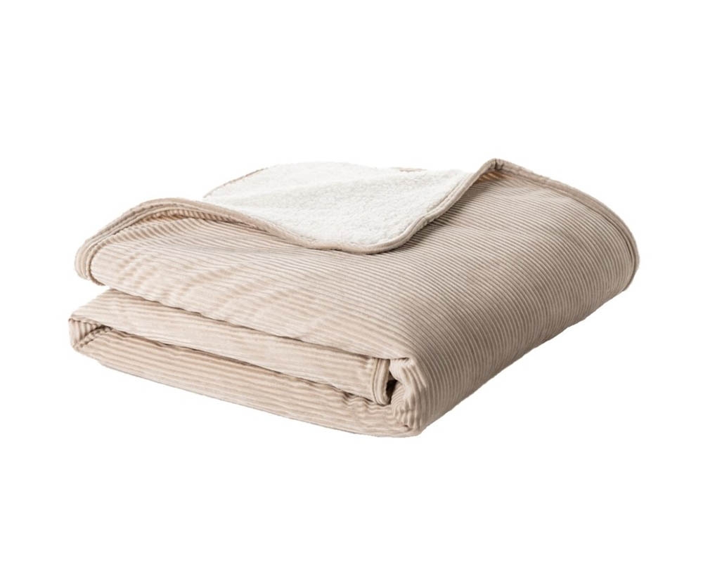 Jeté 50 po x 60 po Naturel - Naturel