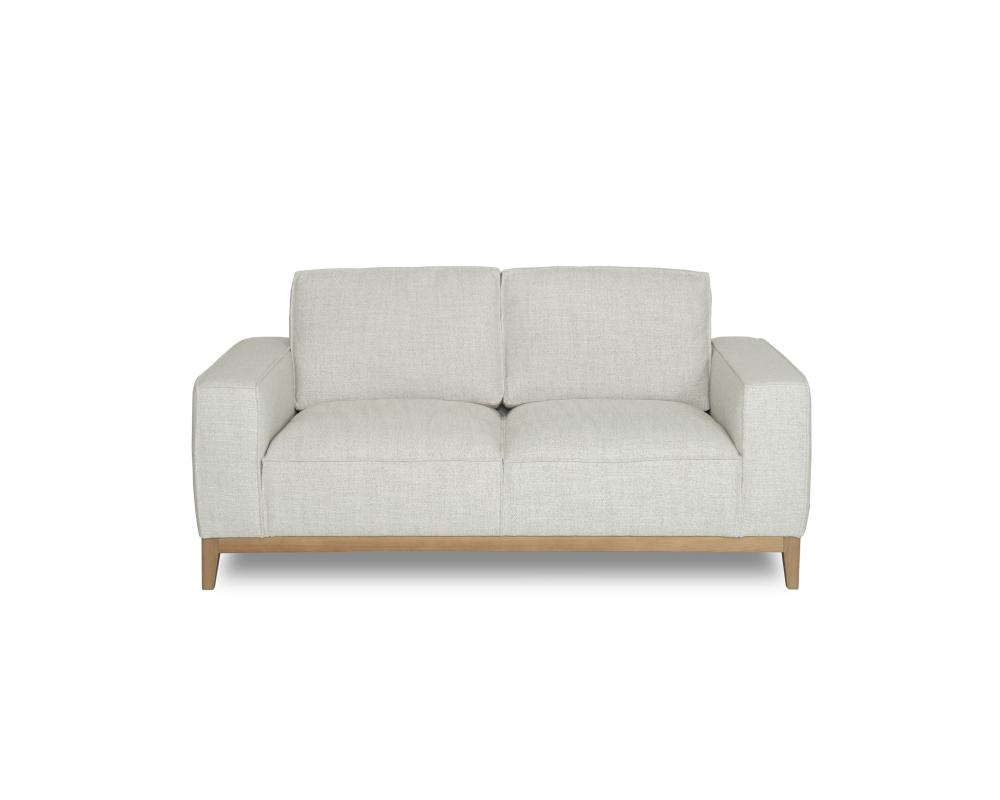 Causeuse Tissu Beige clair - Beige