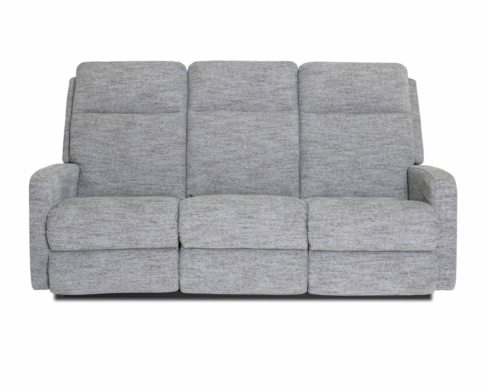 Sofa inclinable Électrique triple, tête, pied, lombaire Tissu Gris moyen - Gris