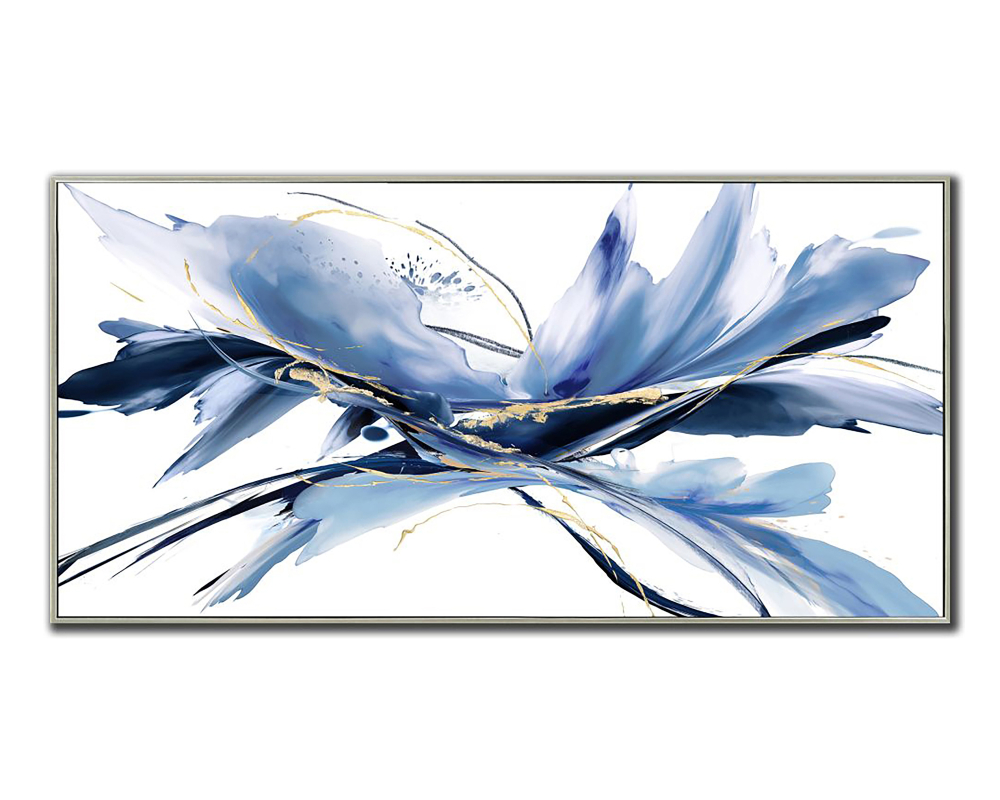 Encadrement 28 po x 56 po - Bleu