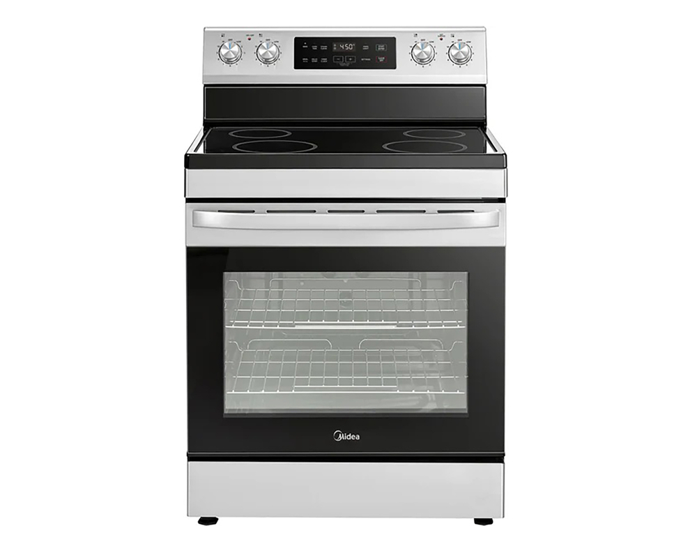 MIDEA Cuisinière 6,3pi3 Nettoyage vapeur, Inox &#8209;&nbsp;MER30B14ASTC - Inox