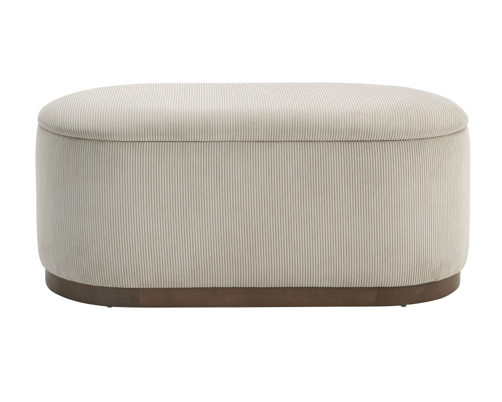 Ottoman avec rangement - Beige