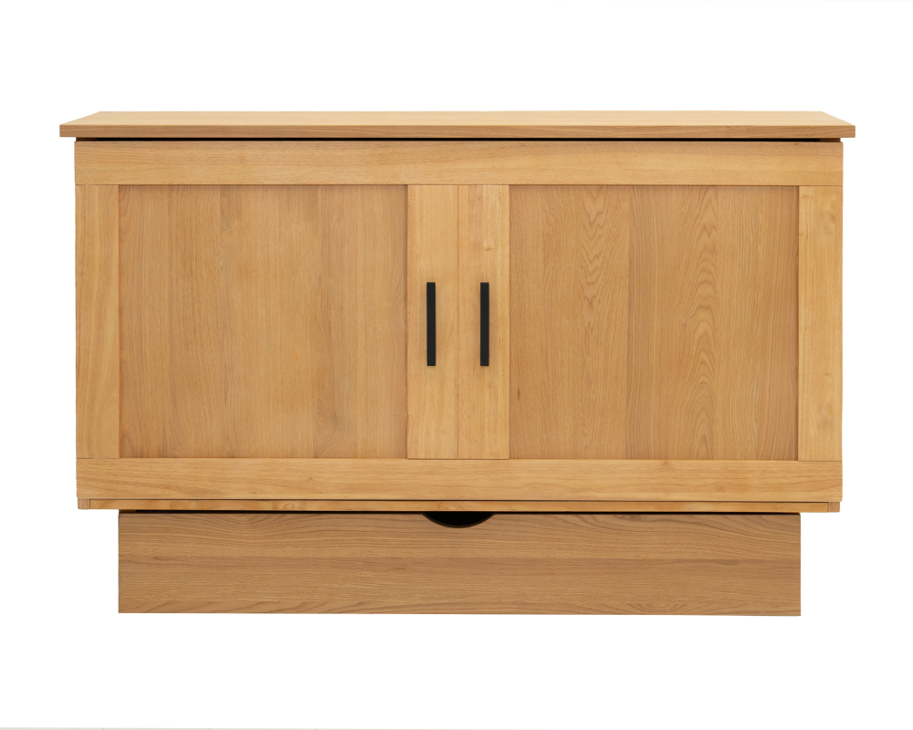 Armoire-lit - Queen - Naturel