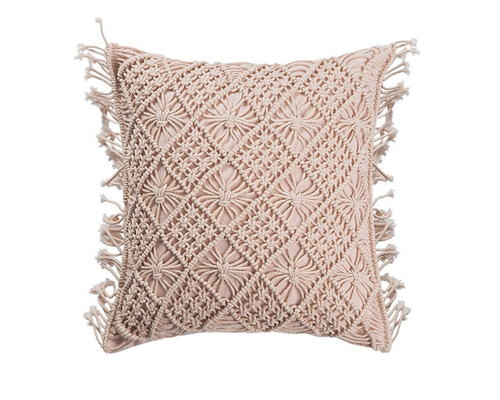 Ensemble coussin et bourre 18 po x 18 po - Rose