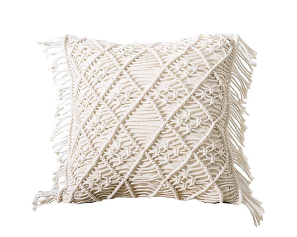 Ensemble coussin et bourre 18 po x 18 po - Crème