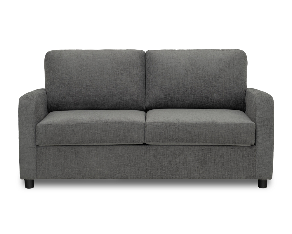 Sofa-lit double - Matelas mousse gel hauteur 4.25" - Gris