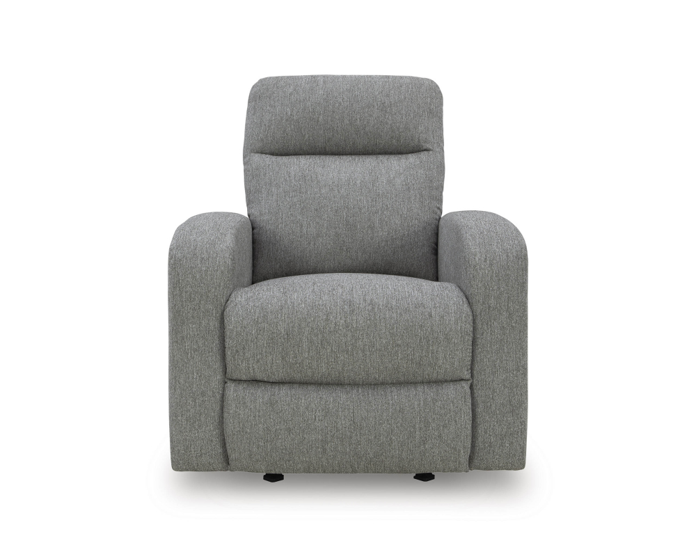 Fauteuil inclinable Berçant Tissu Gris moyen - Gris