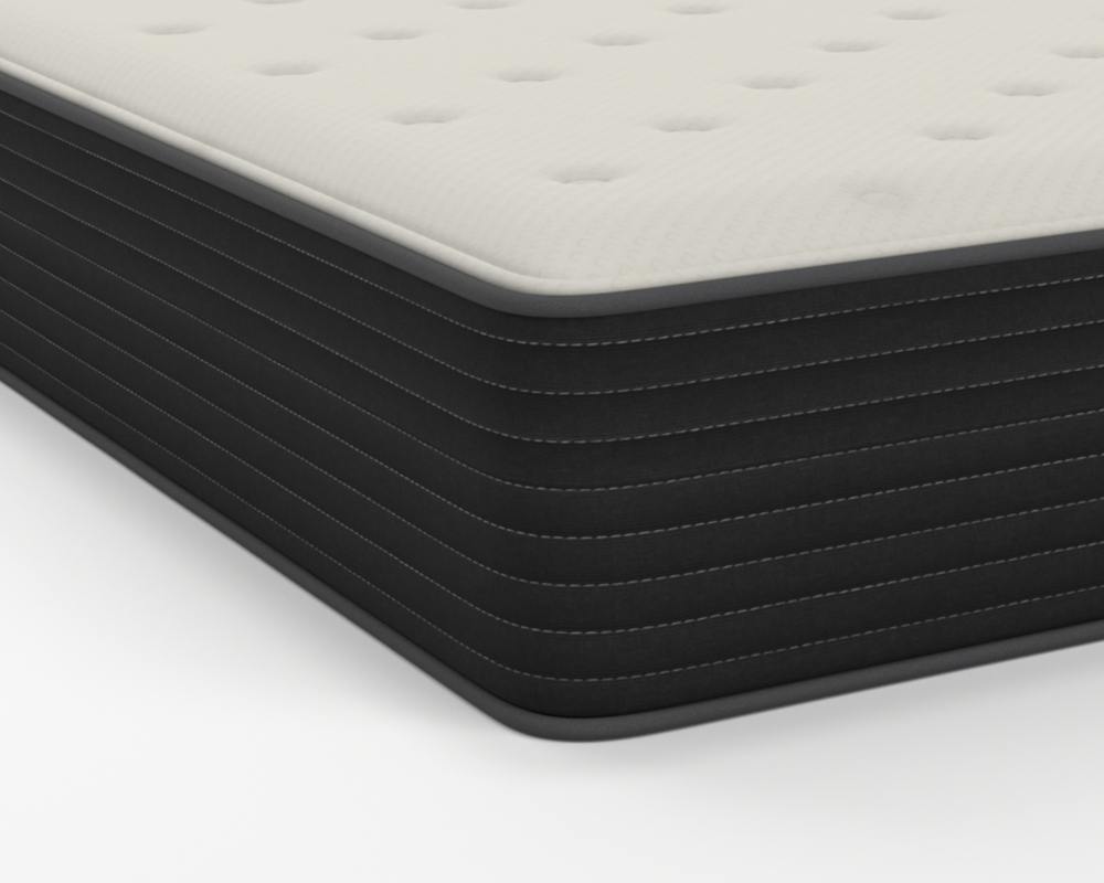 Matelas ferme JAMES - Simple, 386 ressorts ensach&eacute;s, mousse m&eacute;moire