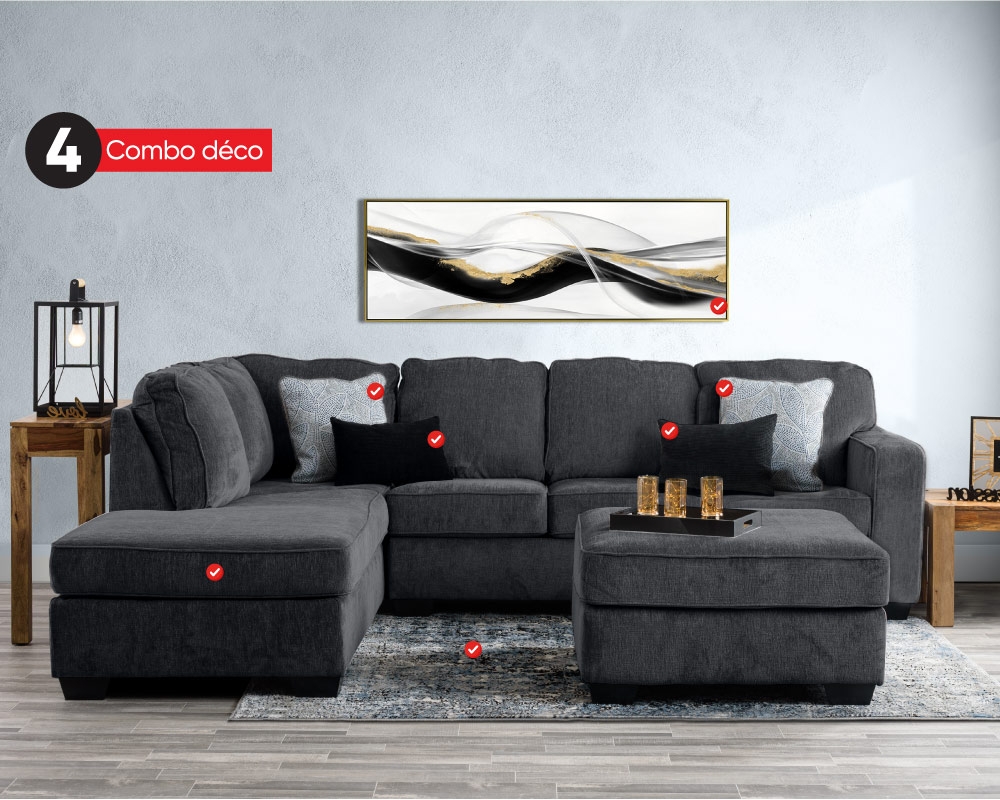 Combo déco #4 sectionnel 7 mcx