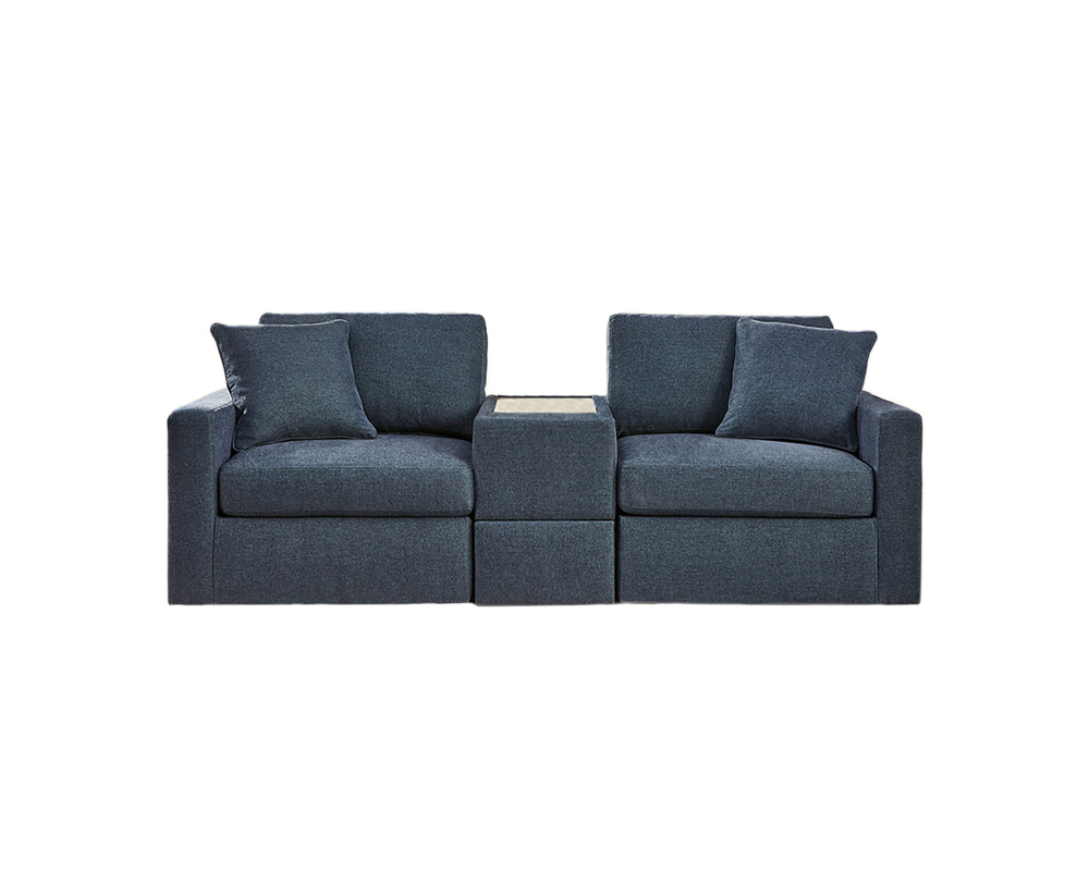 Causeuse avec console 3mcx - Bleu