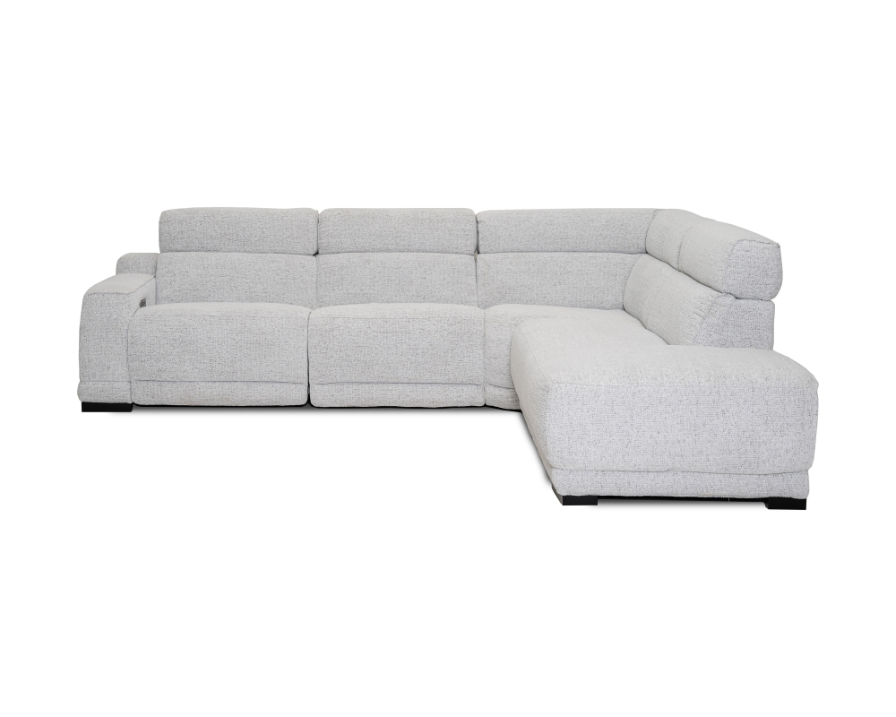 Sectionnel inclinable 4mcx Électrique double, tête, pied, Gravité zéro Tissu Beige clair - Beige