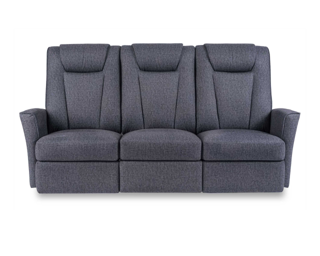 Sofa inclinable Tissu Gris moyen - Gris