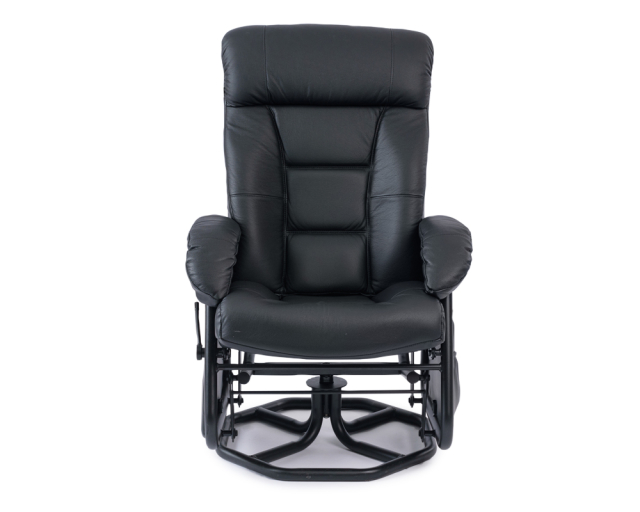 Fauteuil berçant à billes - Inclinable pivotant - Noir