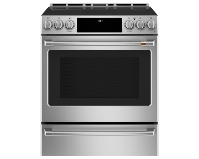 GE CAFE Cuisinière encastrée à induction 5,7pi3 Convection véritable, Air Fry, Wi-Fi, Inox &#8209;&nbsp;CCHS900P2MS1