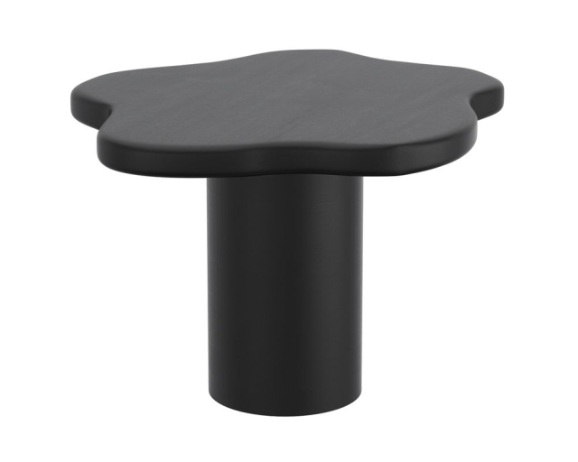 Petite table à café Mayal bois noir - Noir