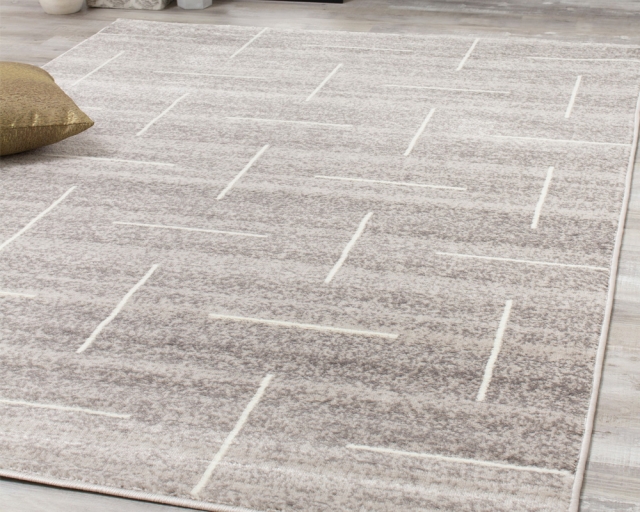 Carpette 5 pi 3 po x 7 pi 7 po Beige taupe - Beige