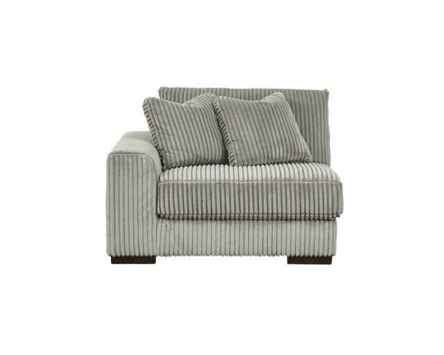 Sectionnel - Sofa bras gauche - Gris