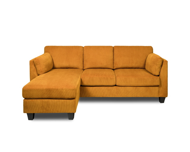 Sectionnel - Chaise longue réversible - Jaune