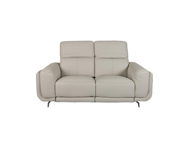 Causeuse inclinable - Électrique double, tête, pied - Beige
